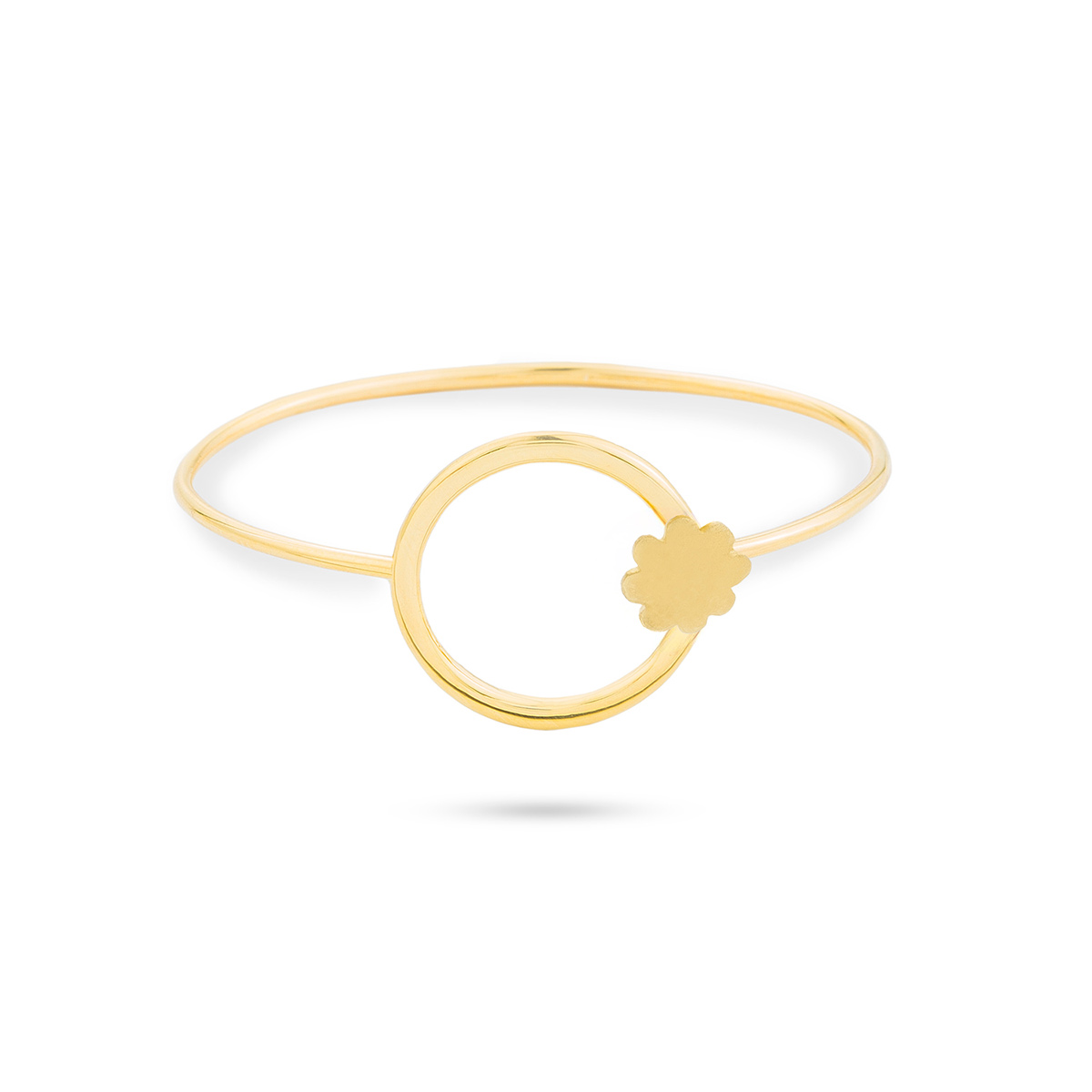 دایره با قفل گل