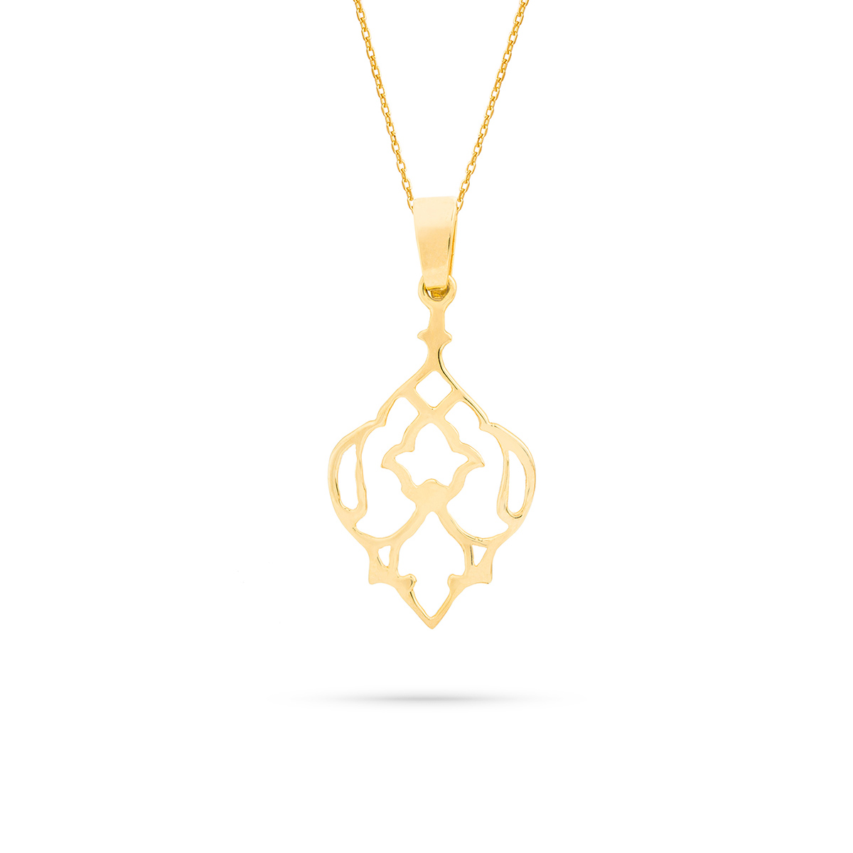 پلاک طلا نقوش اسلیمی