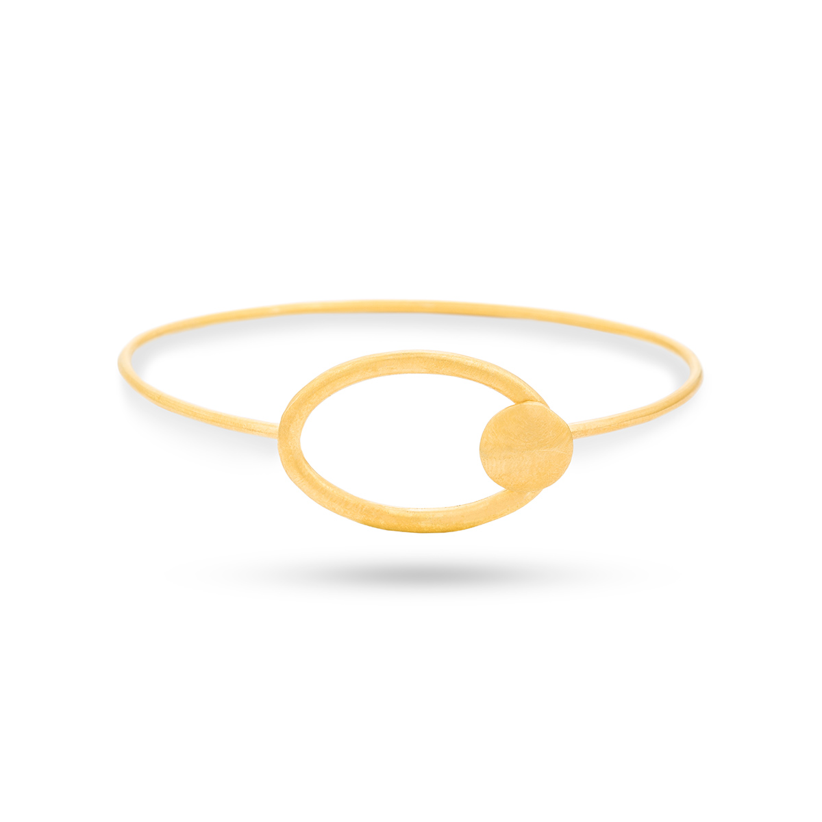 بیضی با قفل دایره